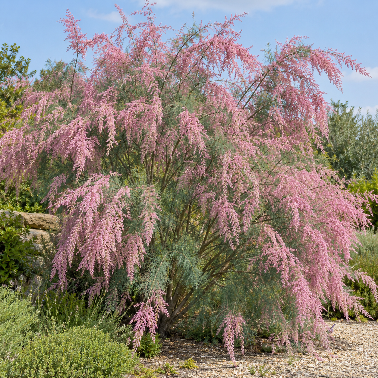 tamarix-pink-cascade Tamarisk Pink Cascade – Bild 1